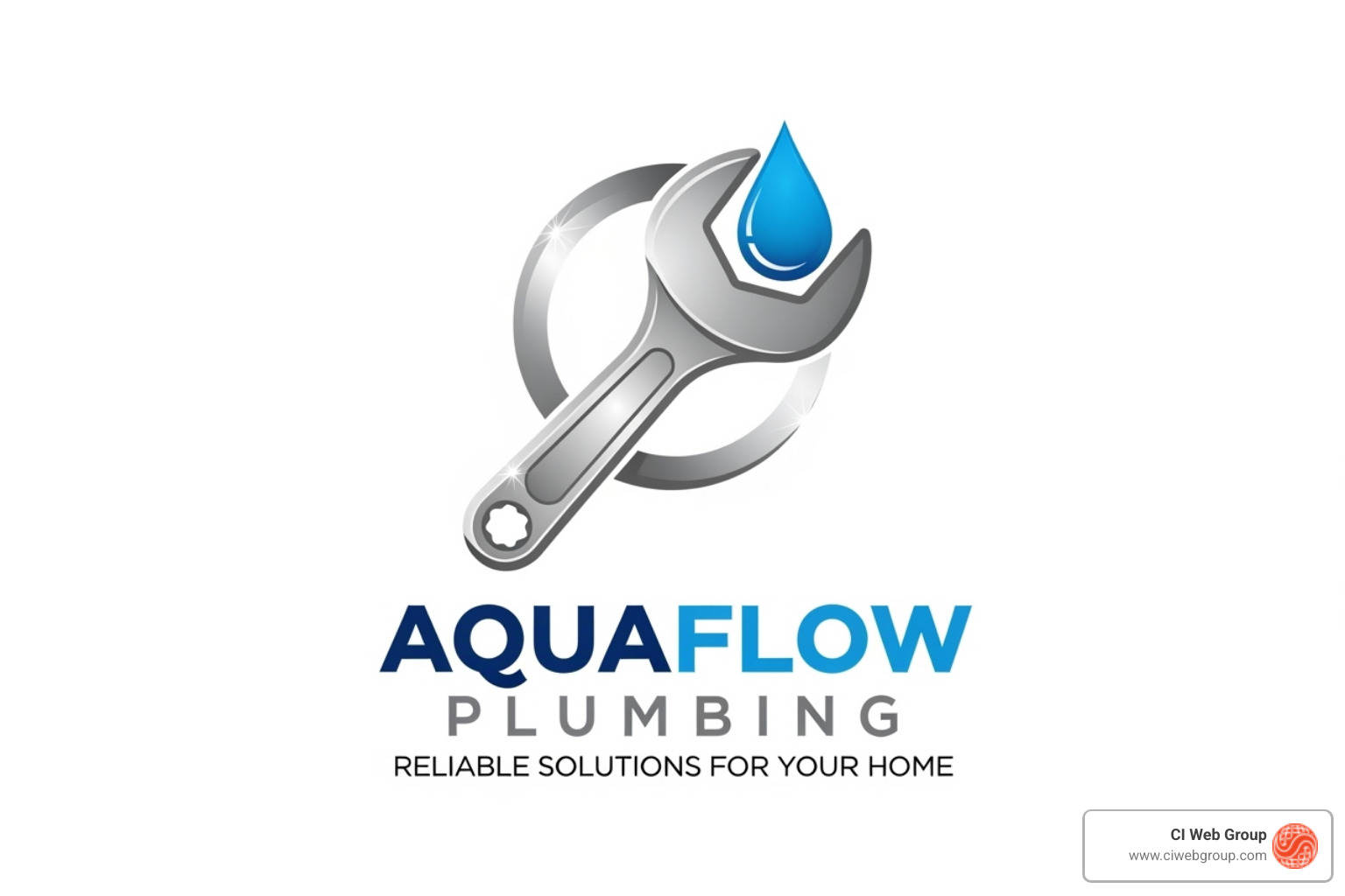 well-designed plumbing logo annotated - plumbing company logo
