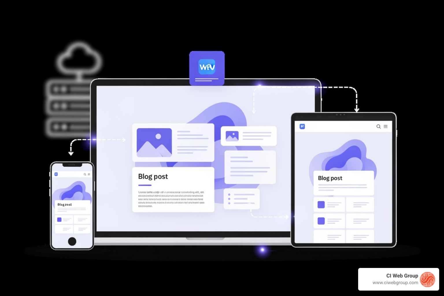 Screenshot of Webflow's Edit Mode showing on-page content editing, commenting features, and user avatars for real-time collaboration - Webflow content management