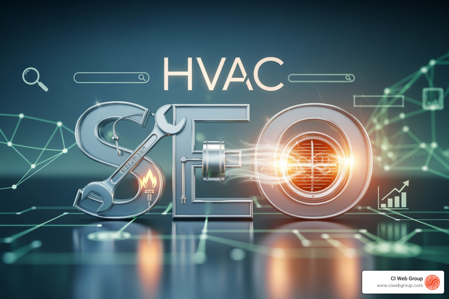Optimized Google Business Profile in the local map pack - HVAC SEO