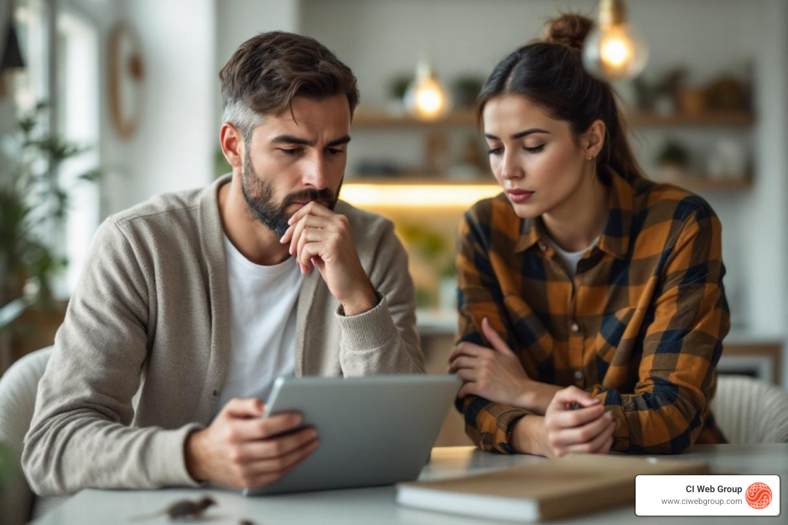 infographic showing the pest control customer journey from awareness (searching "how to get rid of mice") through consideration (reading comparison guides and reviews) to decision (booking a free inspection), with content types mapped to each stage - Pest control content marketing