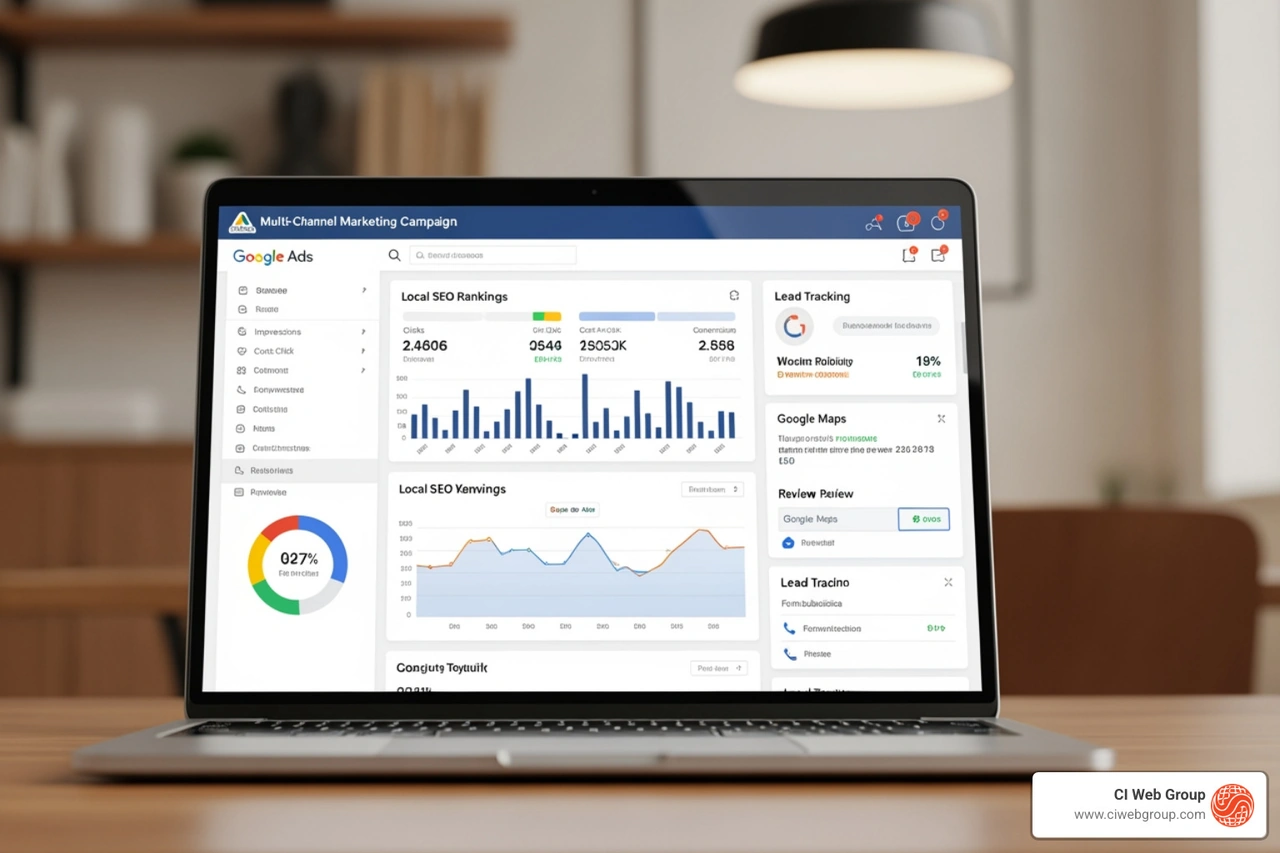 multi channel pest control marketing campaign dashboard