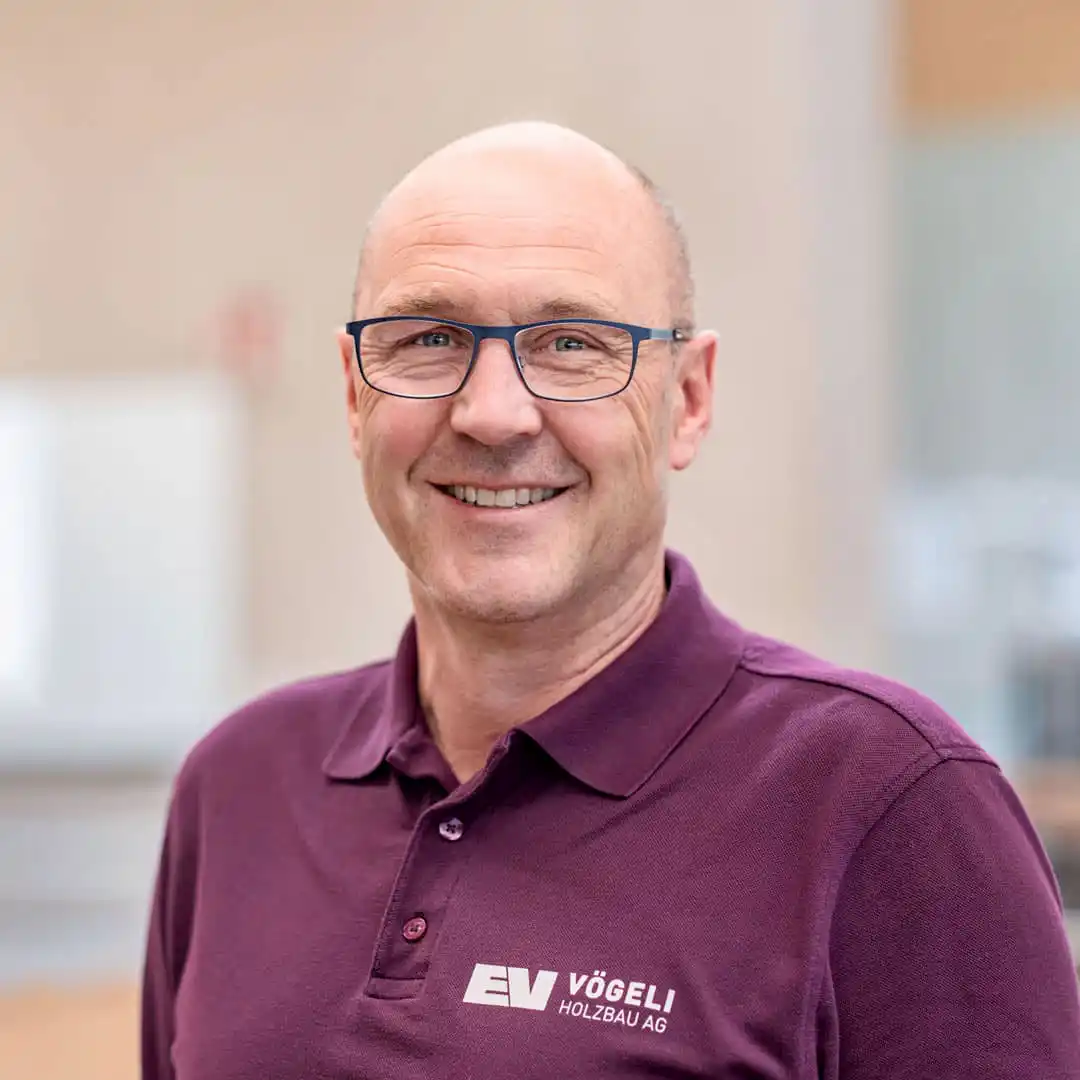Hampe Wüthrich ist Geschäftsführer   bei der Vögeli Holzbau AG