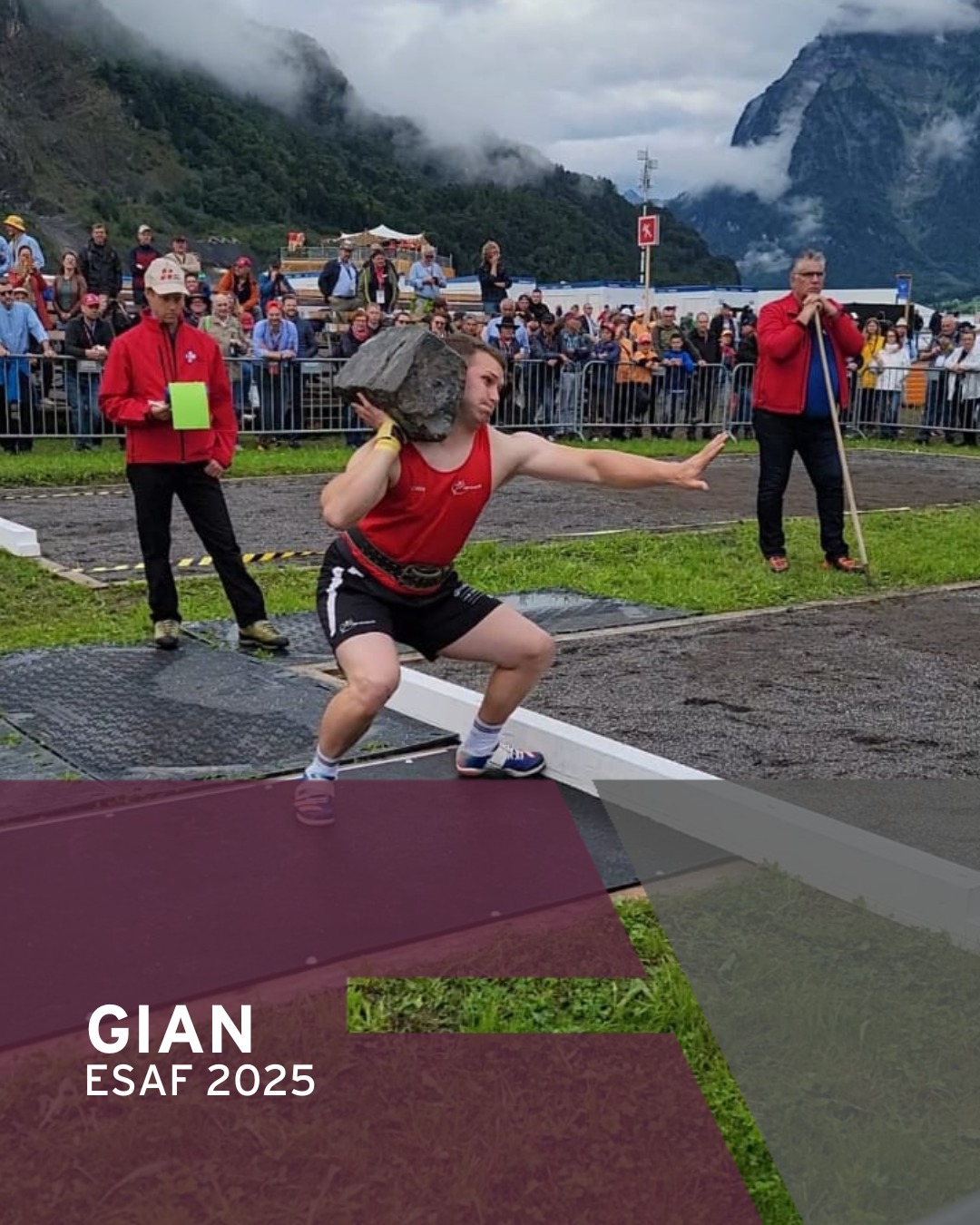 🏋️‍♂️💪 𝗚𝗥𝗔𝗧𝗨𝗟𝗔𝗧𝗜𝗢𝗡 𝗚𝗜𝗔𝗡 – 𝗦𝗧𝗔𝗥𝗞𝗘𝗥 𝗔𝗨𝗙𝗧𝗥𝗜𝗧𝗧 𝗔𝗠 #𝗘𝗦𝗔𝗙𝟮𝟬𝟮𝟱! 🔥

Unser Elementbau-Spezialist Gian stand am Samstag im Finale des Steinstossens mit dem 20kg-Stein beim #ESAF2025! 🤯💪
Schon in den ersten Runden kratzte er an der 8-Meter-Marke. Im Finale ist die Marke dann gebrochen.
Mit  𝟴.𝟭𝟯 𝗠𝗲𝘁𝗲𝗿𝗻 holte er sich souverän den 𝟲. 𝗣𝗹𝗮𝘁𝘇! 🥳🙌

Die ganze Vögelifamilie ist stolz auf dich und deine beeindruckende Leistung!

#ESAF2025 #Steinstossen #esaf2025glarnerland #vögeligruppe #teamev #HoppGian #Platz6