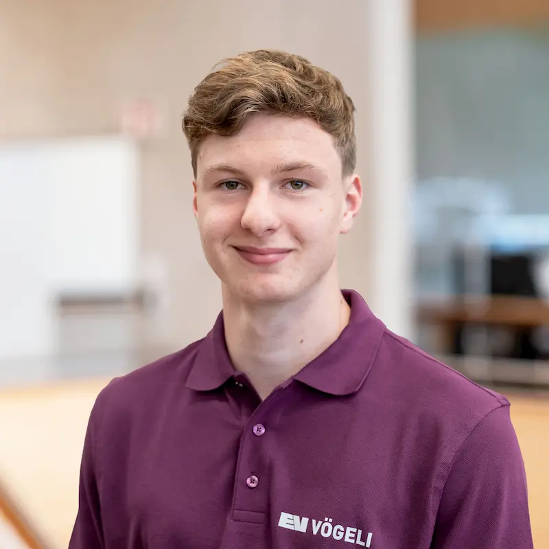 Gabriel Rooke ist Zimmermann i.A   bei der Vögeli Holzbau AG