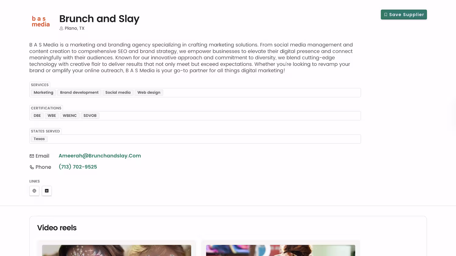 Civic Marketplace platform includes supplier search and comparison tools