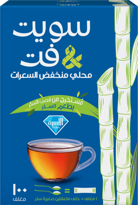AlOsra Sugar Sweet and Fit 100 Sachets
