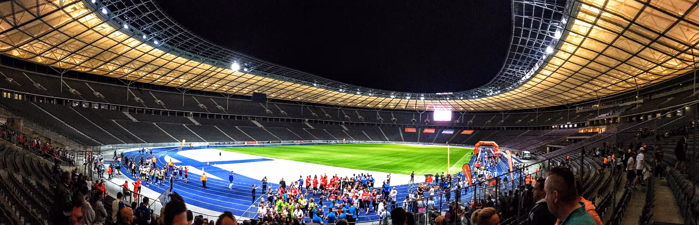 The Olympic Stadium was ready for us!