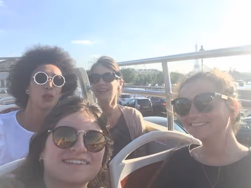The Paris Sales team on a tour of the city