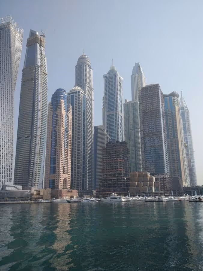 Incredible views in Dubai.