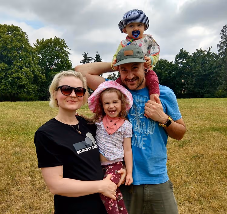 Malachi and his family on a summer outing