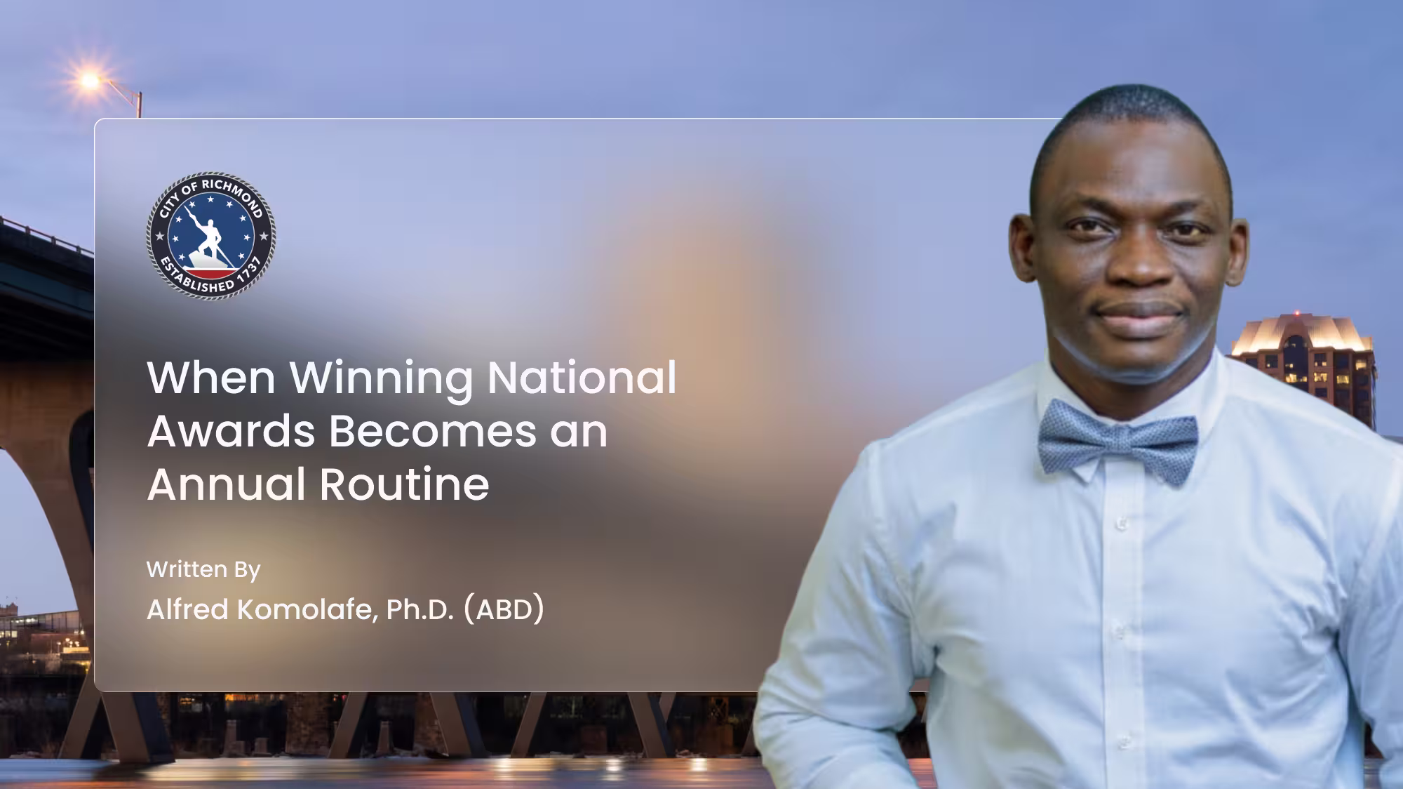 When Winning National Awards Becomes an Annual Routine