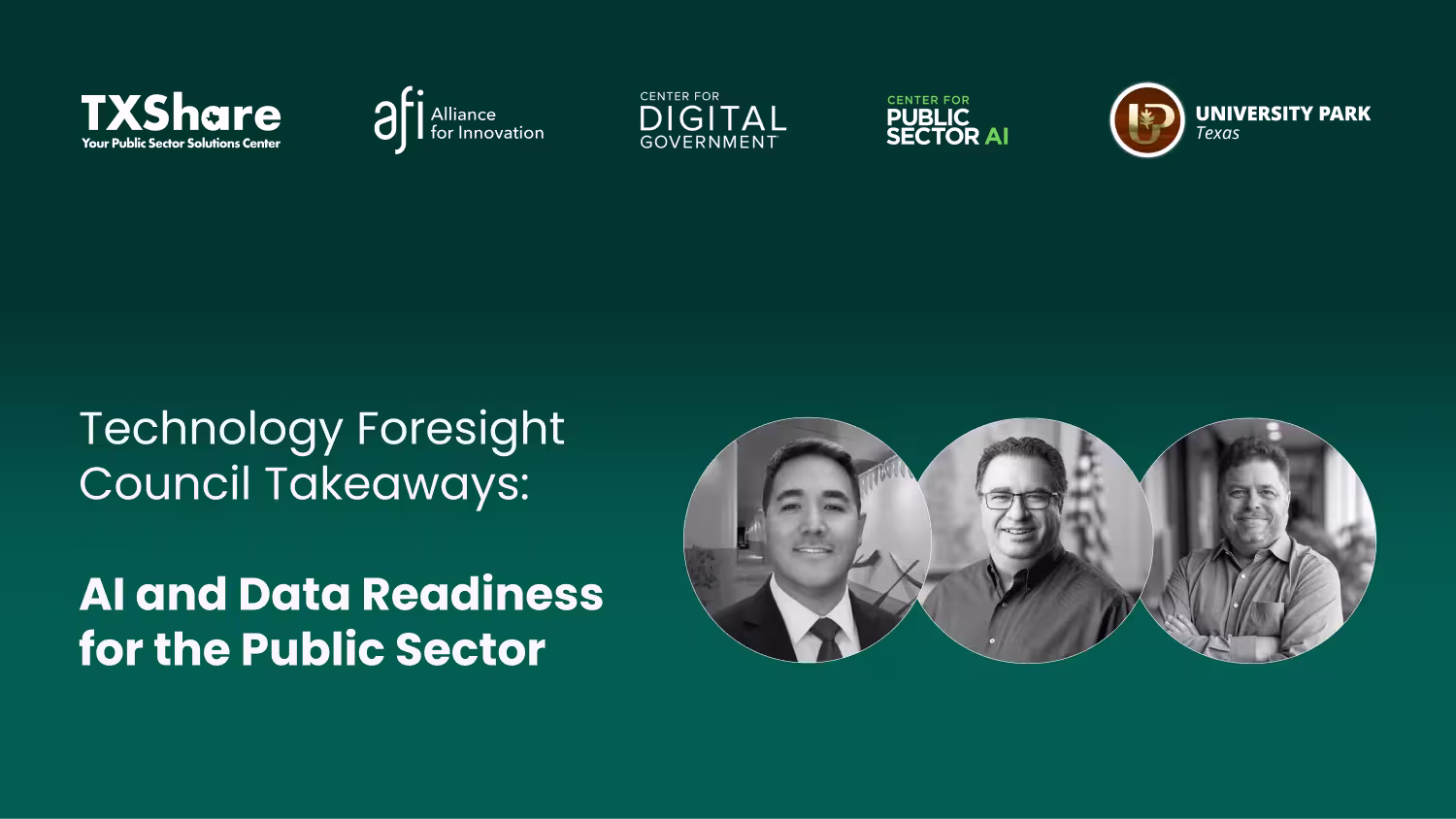Technology Foresight Council: AI and Data Readiness for the Public Sector