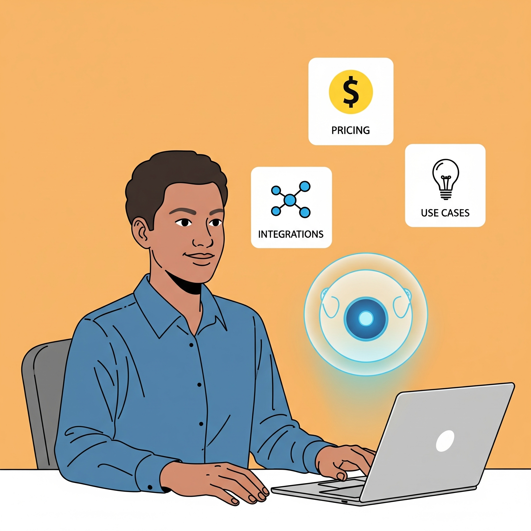 AI Agent Seamlessly integrating to online sales meeting