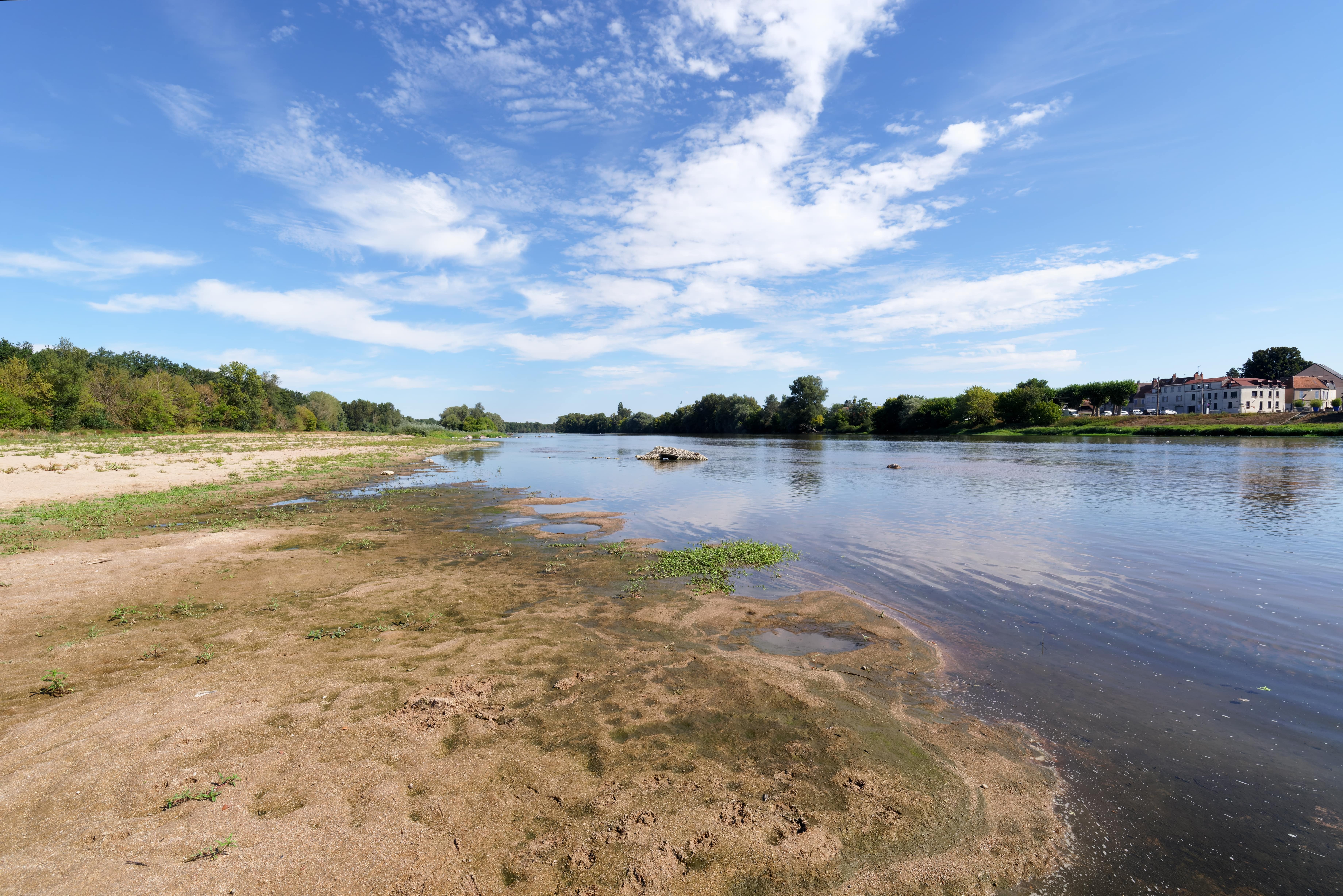 Lake landscape view