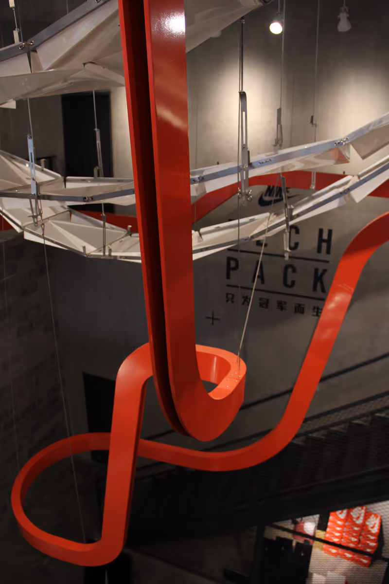 Retail design for Nike by Ludovic Roth