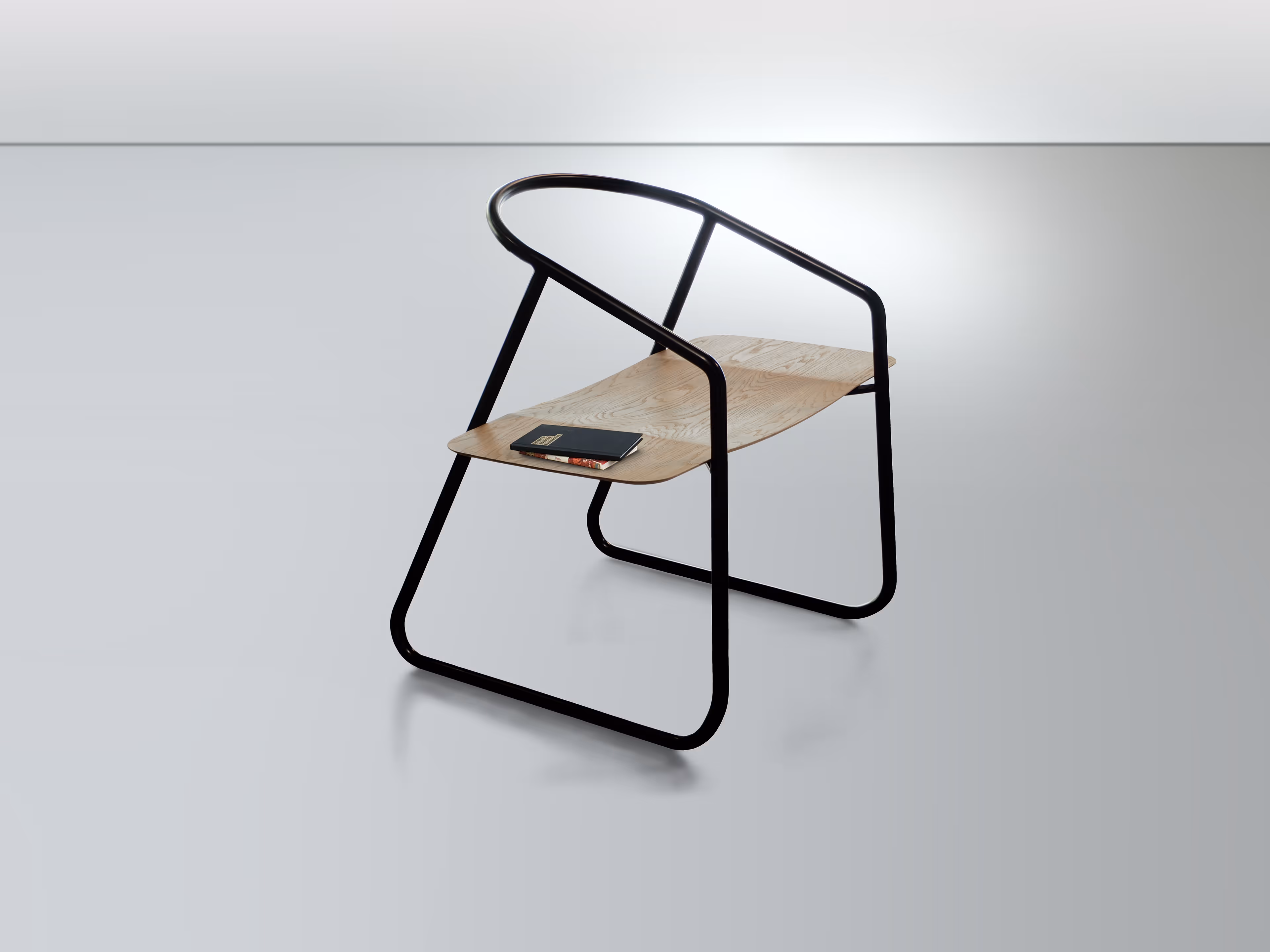 Black Plane chair by Ludovic Roth