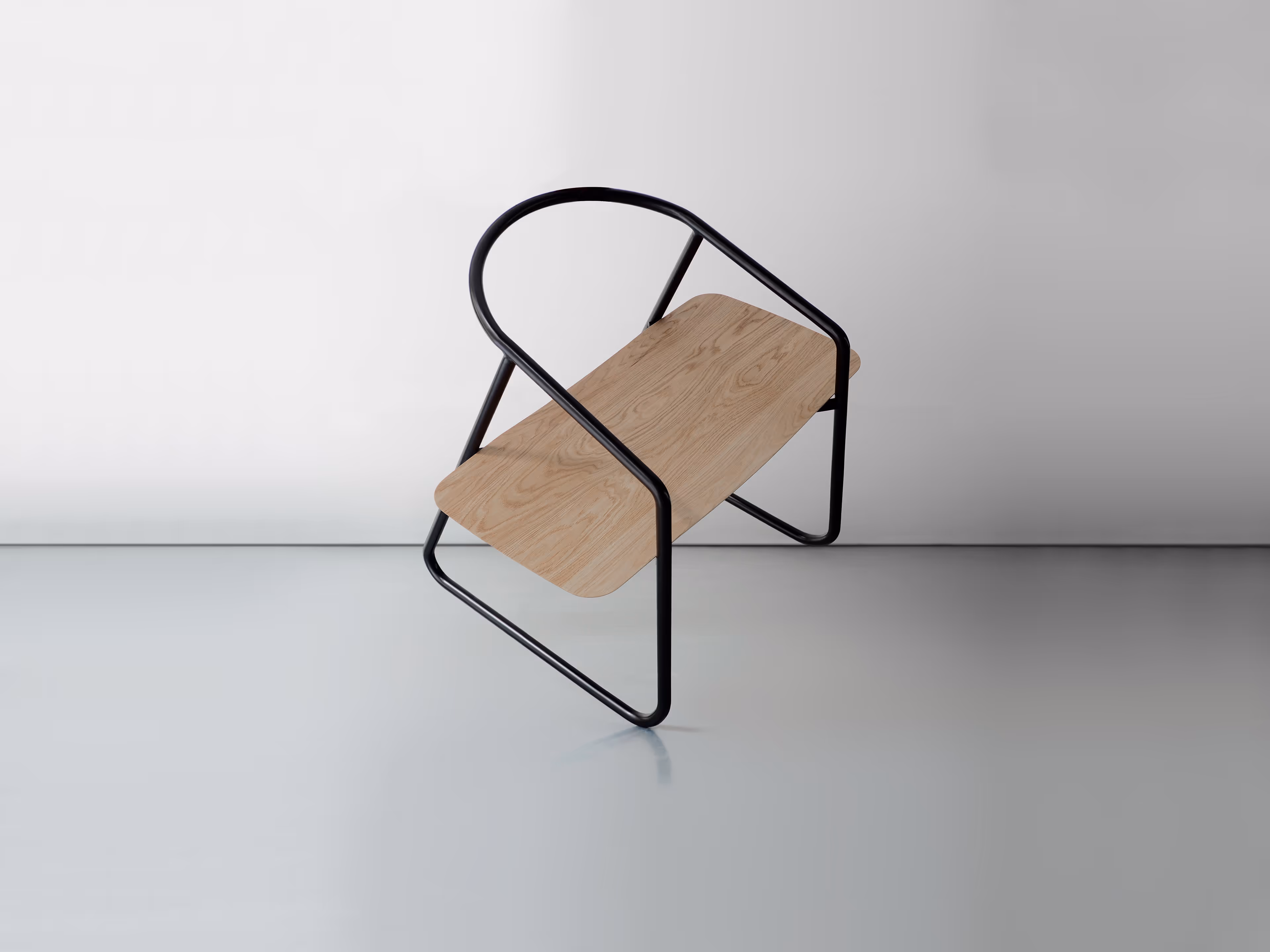 Black Plane chair by Ludovic Roth