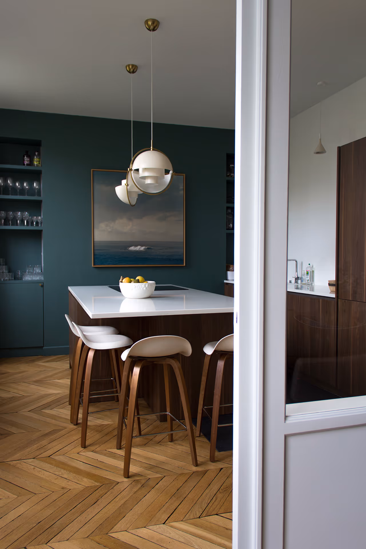 Interior design of a private apartment by Ludovic Roth