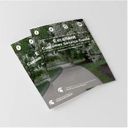 Cover of the MSU Infrastructure Planning and Facilities Excellent Customer Service Report