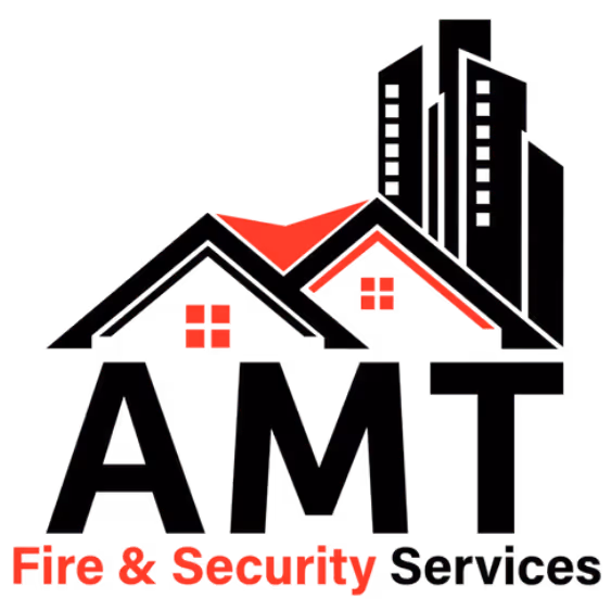 AMT Fire & Security Services Logo, Your Satisfaction Is Our Priority 