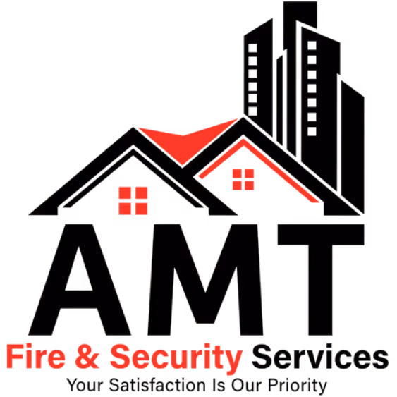 AMT Fire & Security Services Logo, Your Satisfaction Is Our Priority