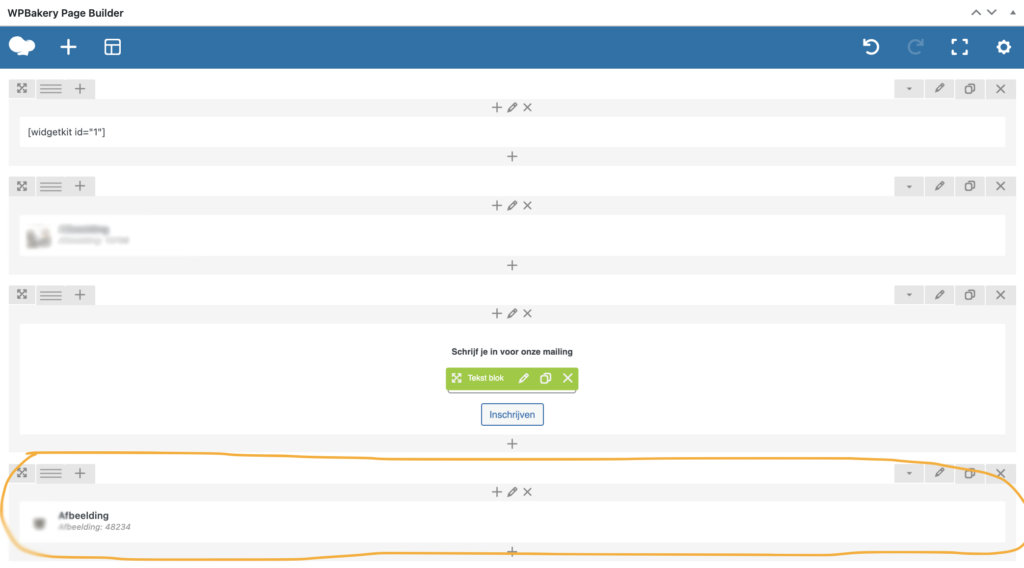 Afbeeldingen toevoegen in WPBakery Page Builder | Wordpress