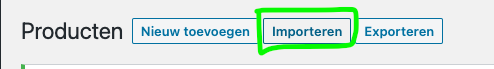 Producten importeren