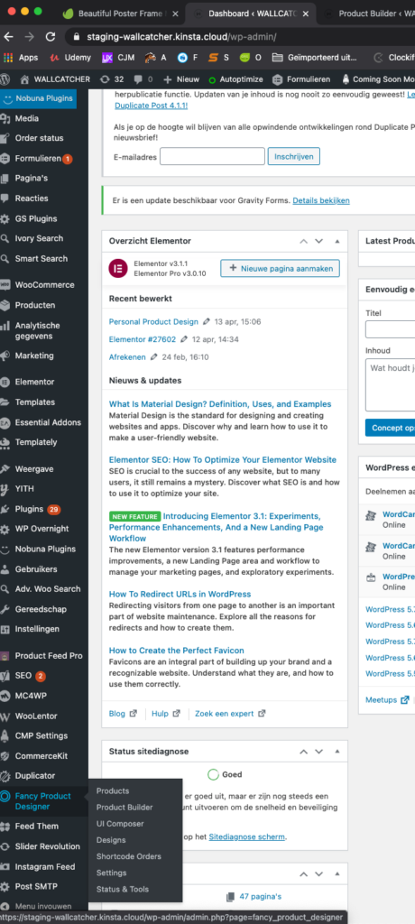 Uitleg Fancy Product Designer