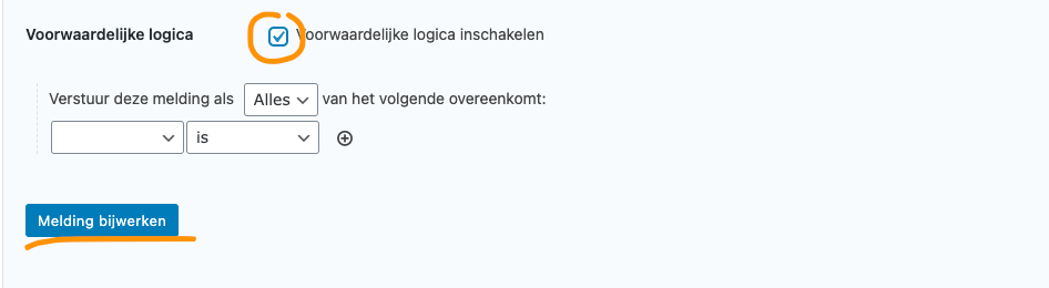 Voorwaarden logica