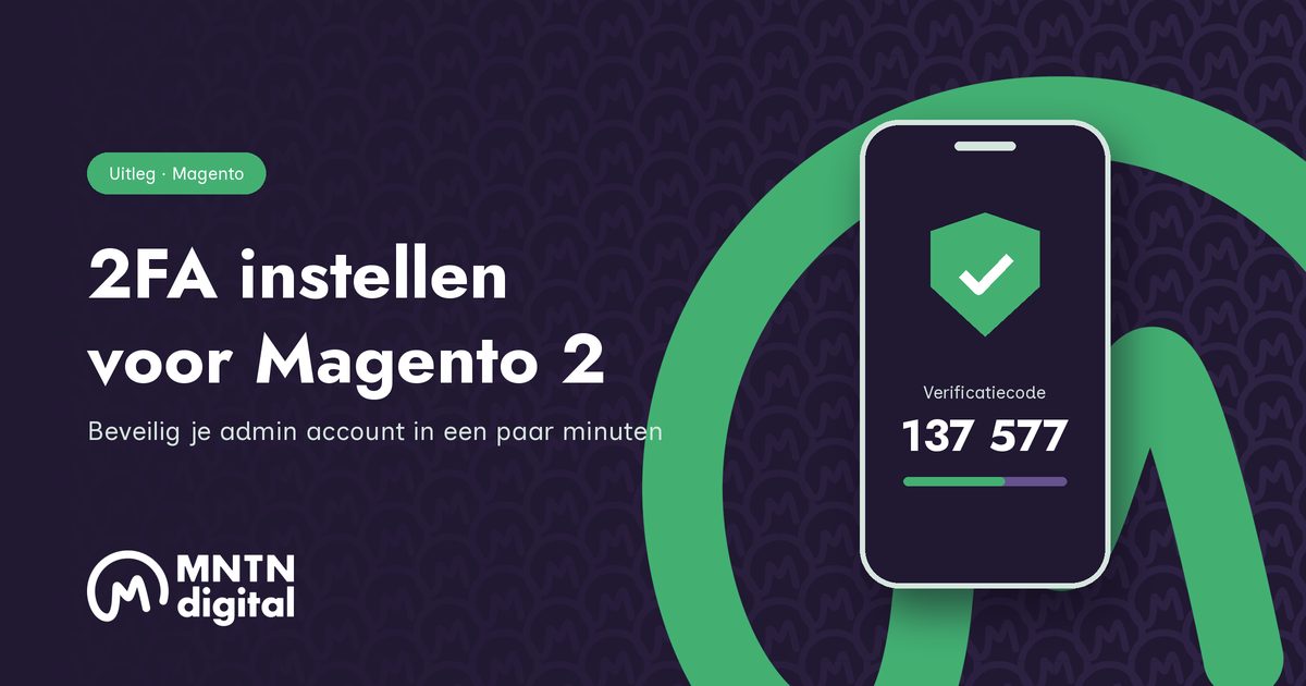 2FA instellen voor Magento 2