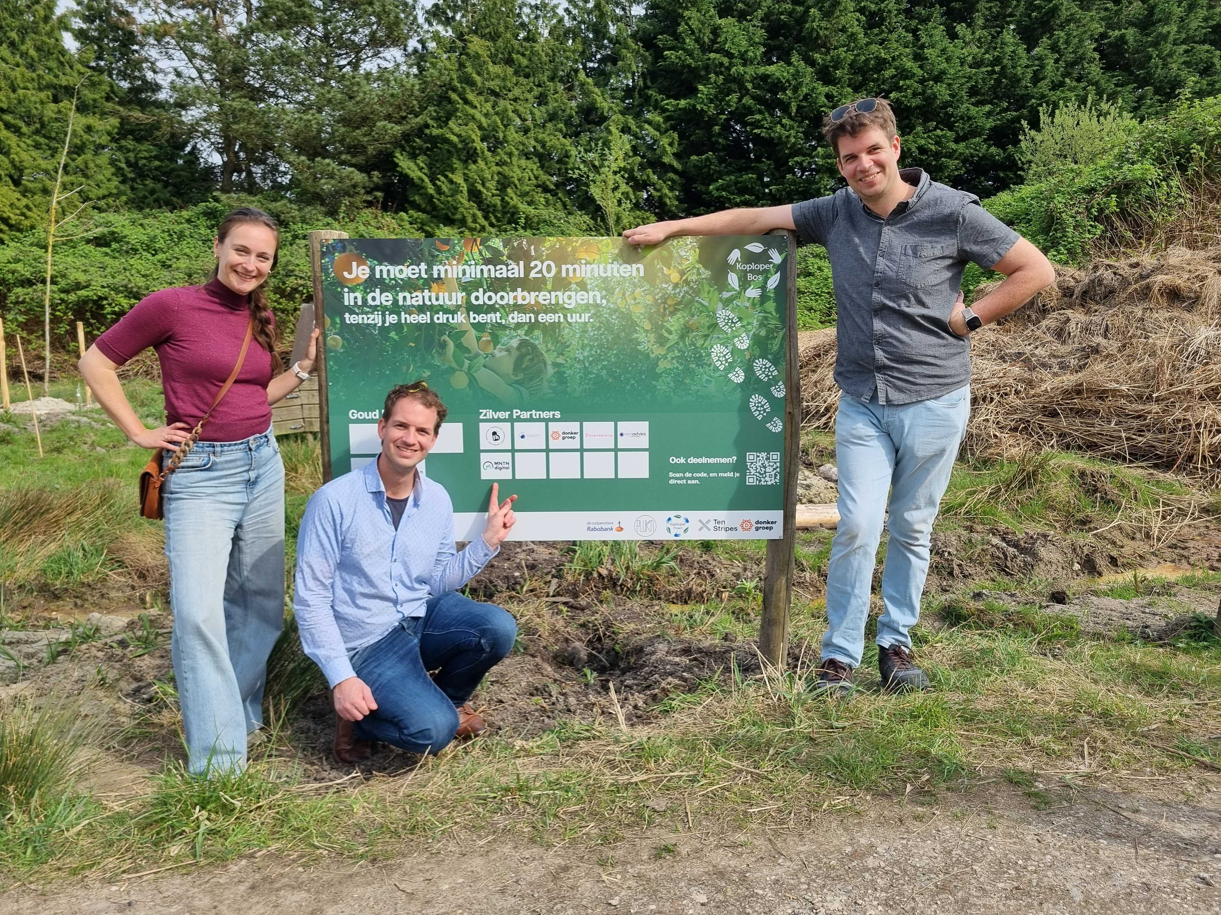 Groen in de buurt: MNTN digital plantte mee in het derde Koploperbos