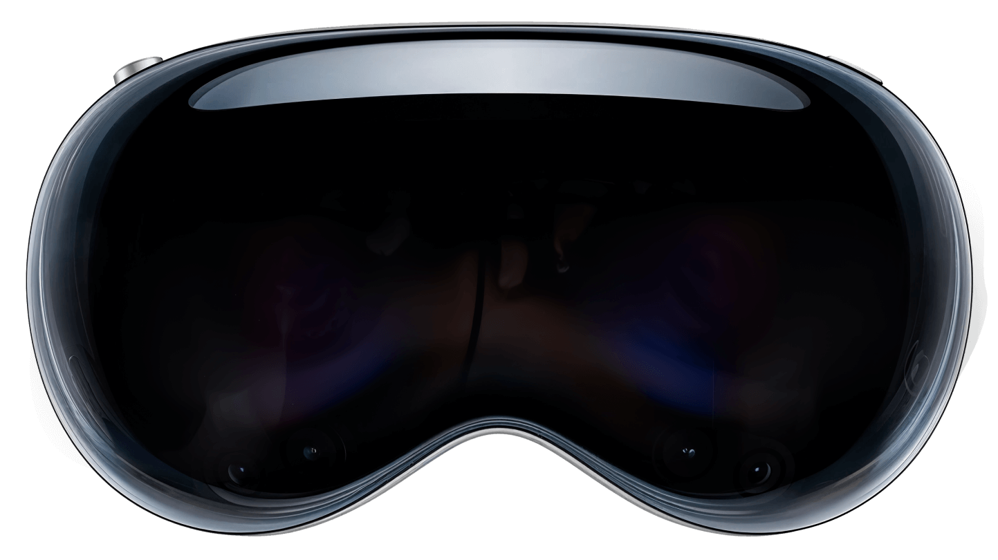 Front Apple Vision Pro Image - TechVR X Webflow Template