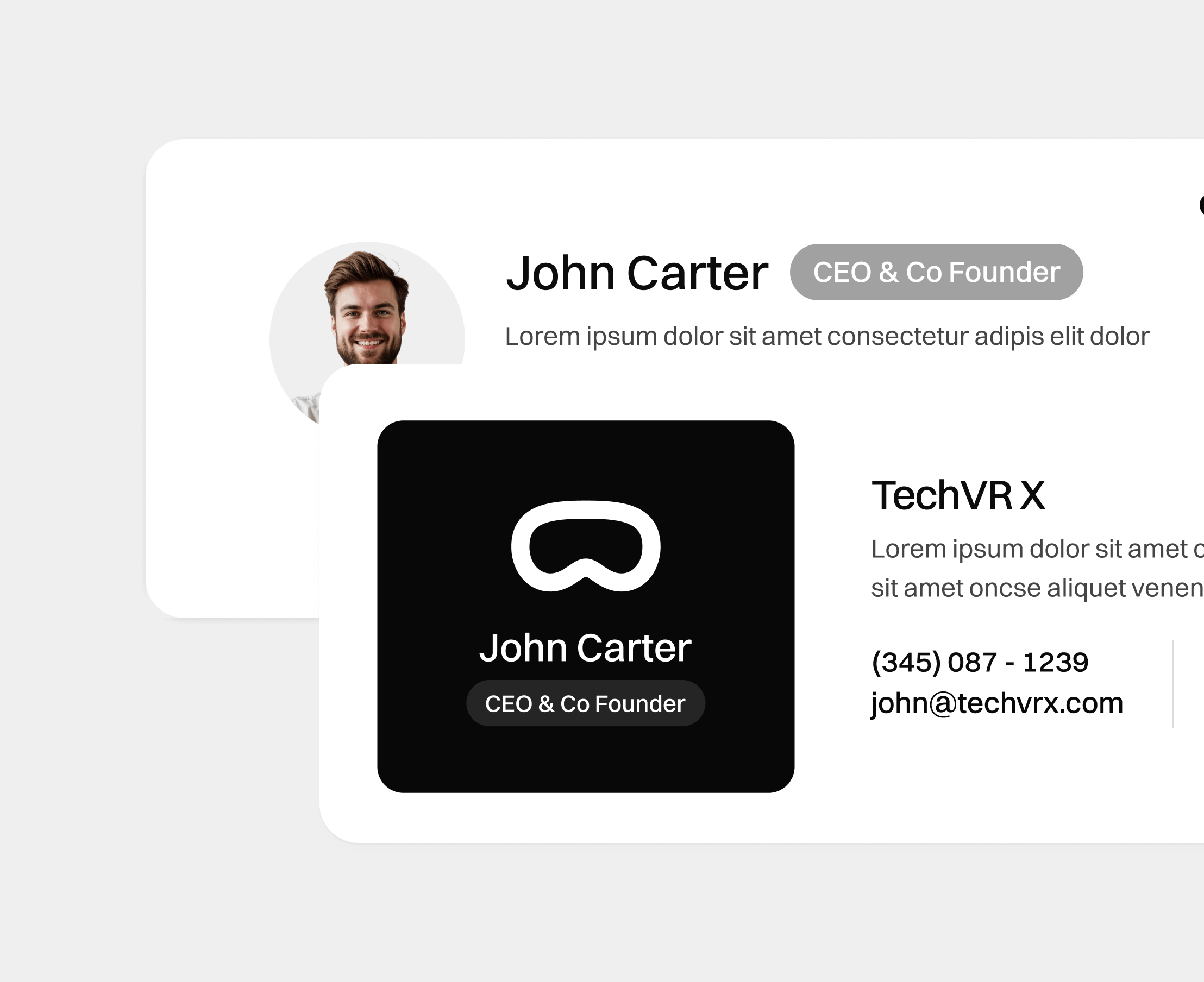 TechVR X - Email Signature - VR & AR Webflow Templates