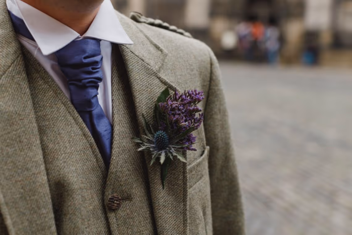 Button Hole Wedding Flowers