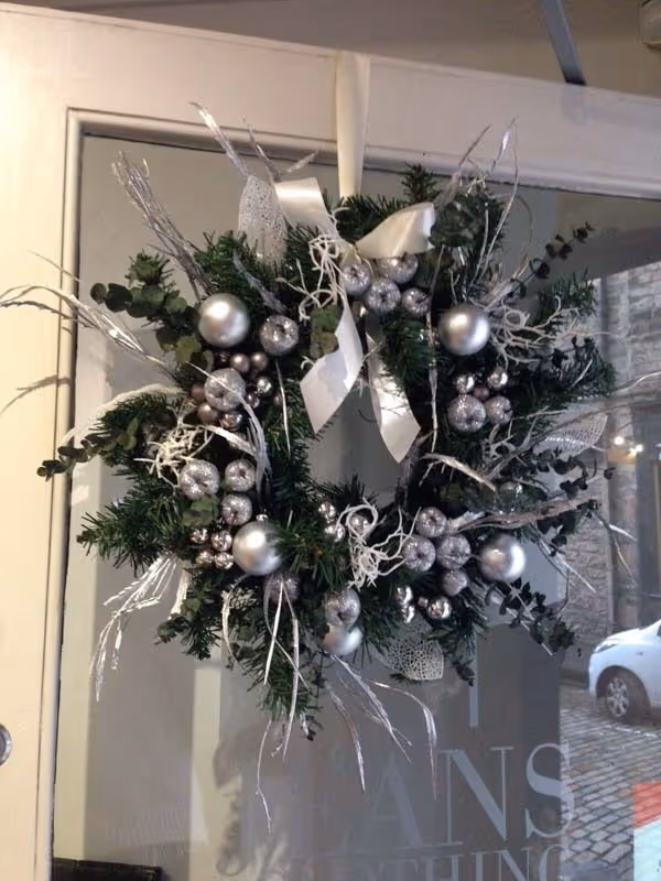 Christmas Floral Wreaths for Doors