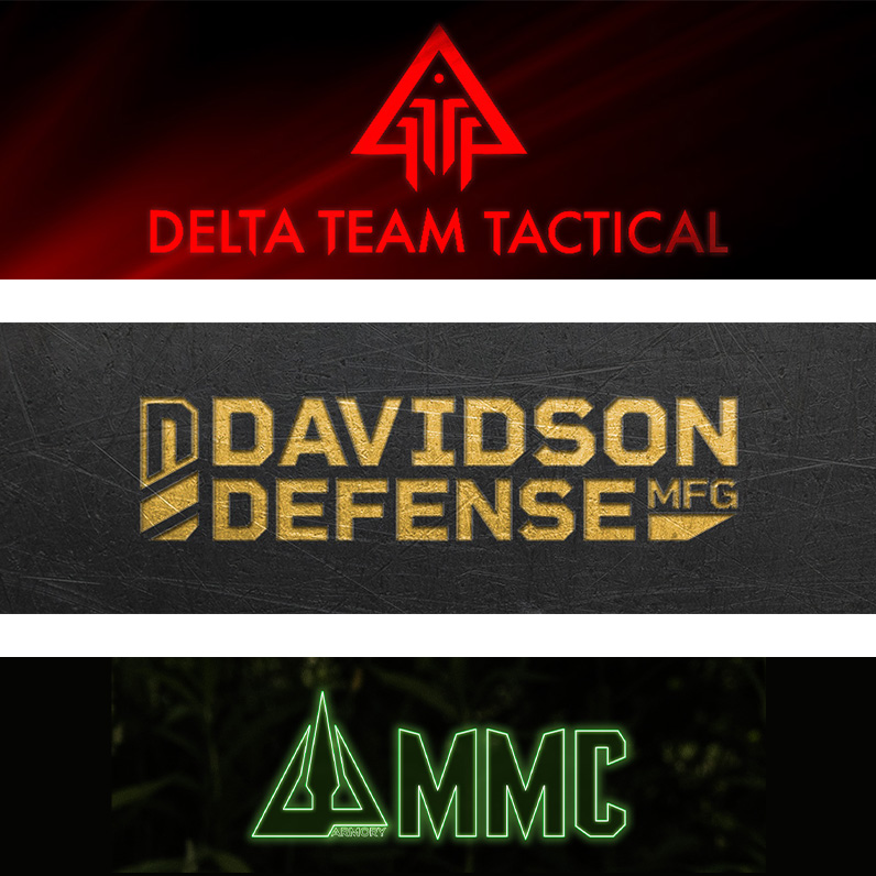 Delta Team Tactical, Davidson Defense Manufacturing, MMC 
Armory
