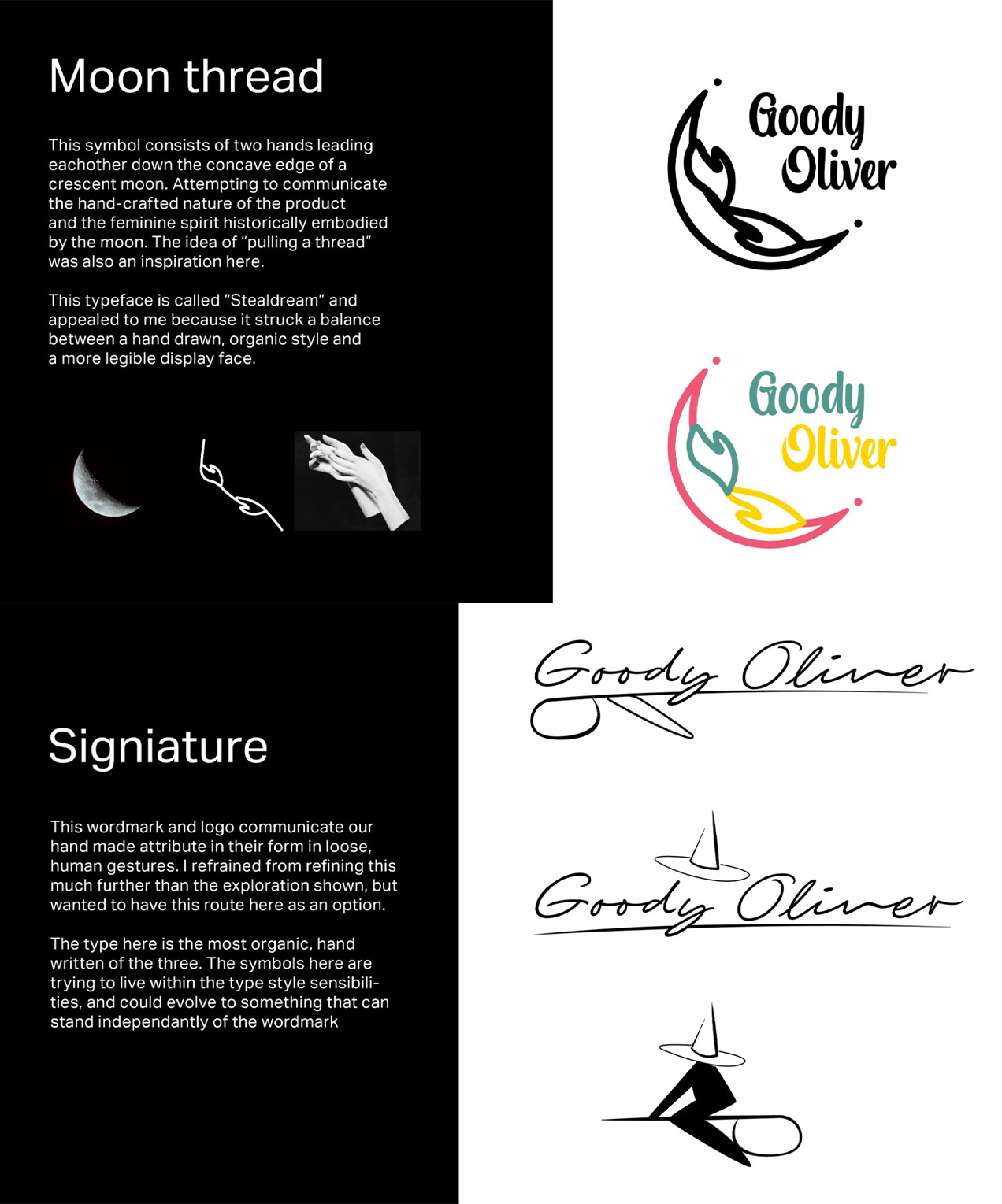 Goody Oliver logo draft presentation