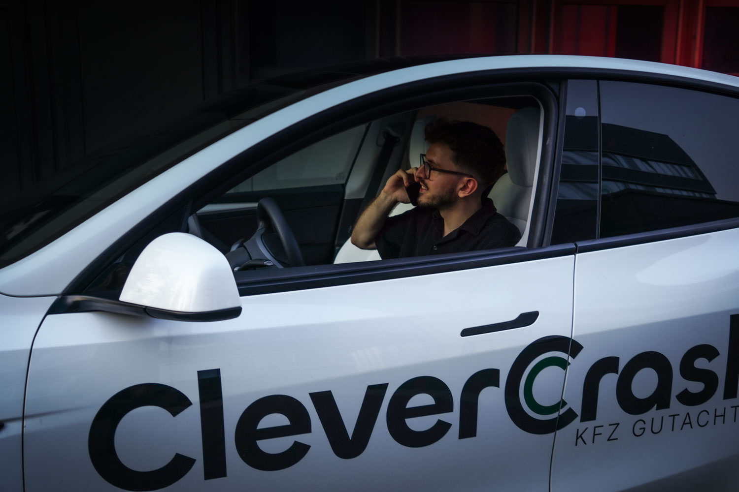 CleverCrash Unfall Gutachten Telefonat