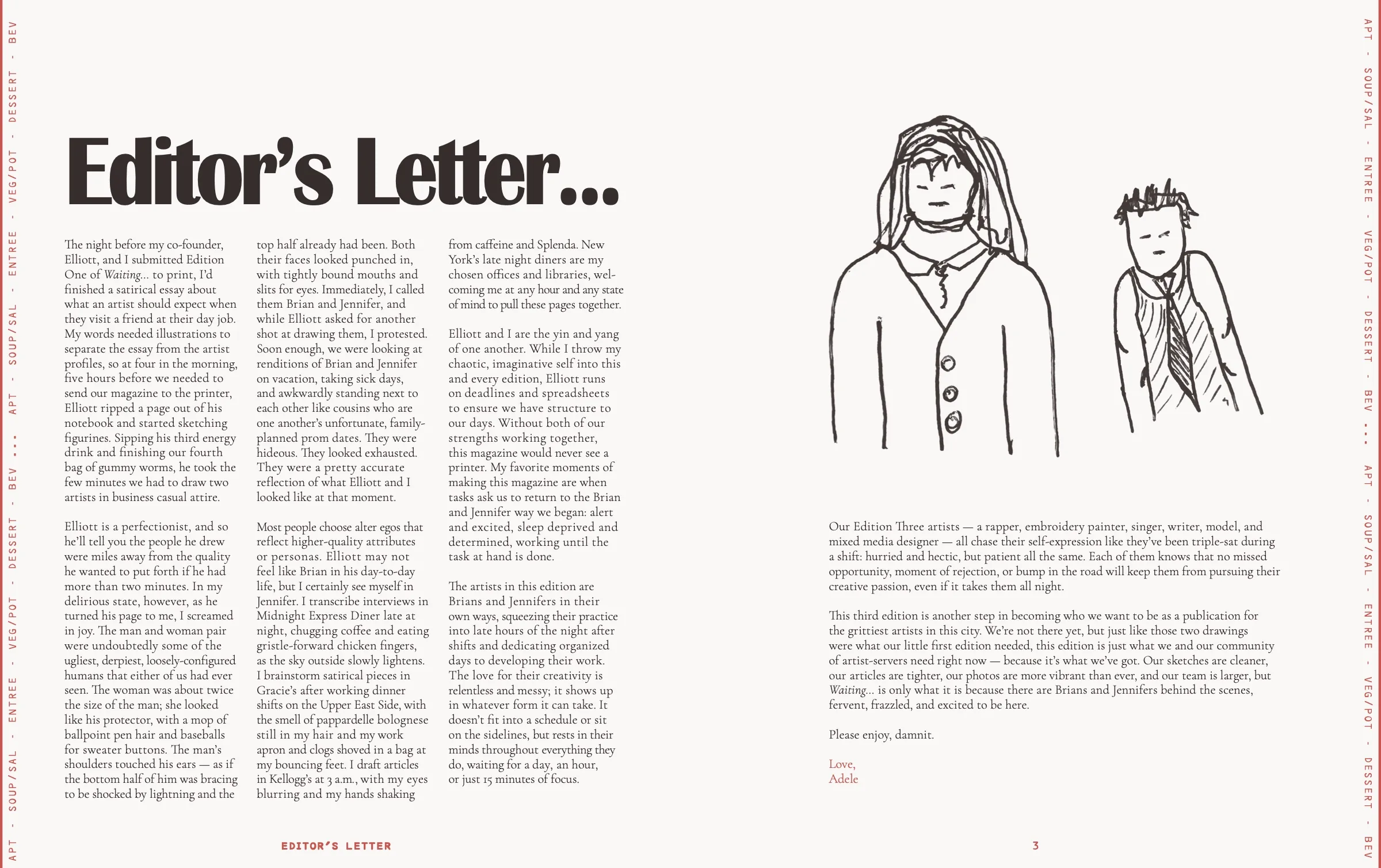 The Editor's Letter from Edition 3