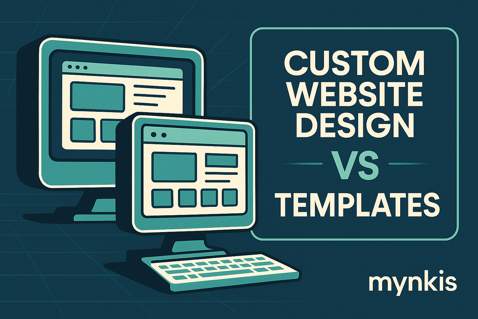 Crafting Your Digital Edge: The Strategic Choice Between Custom and Template Web Design