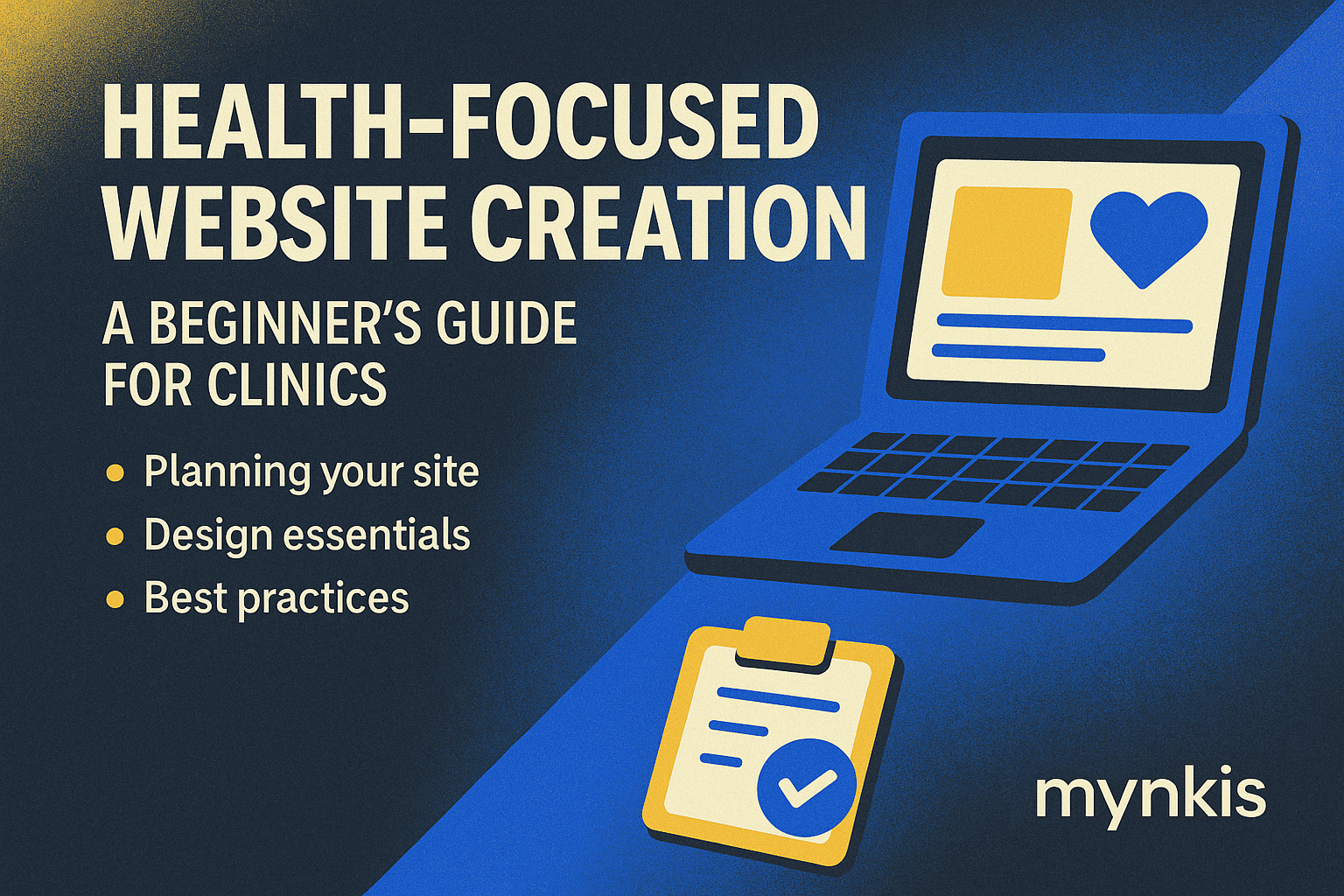 Crafting Your First Health-Focused Website: A Beginner's Guide for Clinics