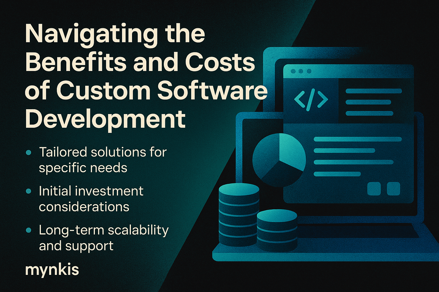 Tailoring Success: Navigating the Benefits and Costs of Custom Software Development