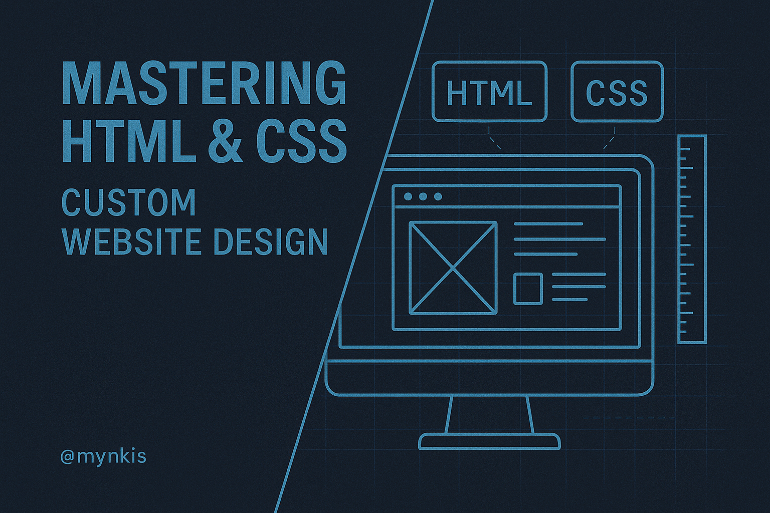 Mastering HTML and CSS: The Foundation of Stunning Custom Website Design