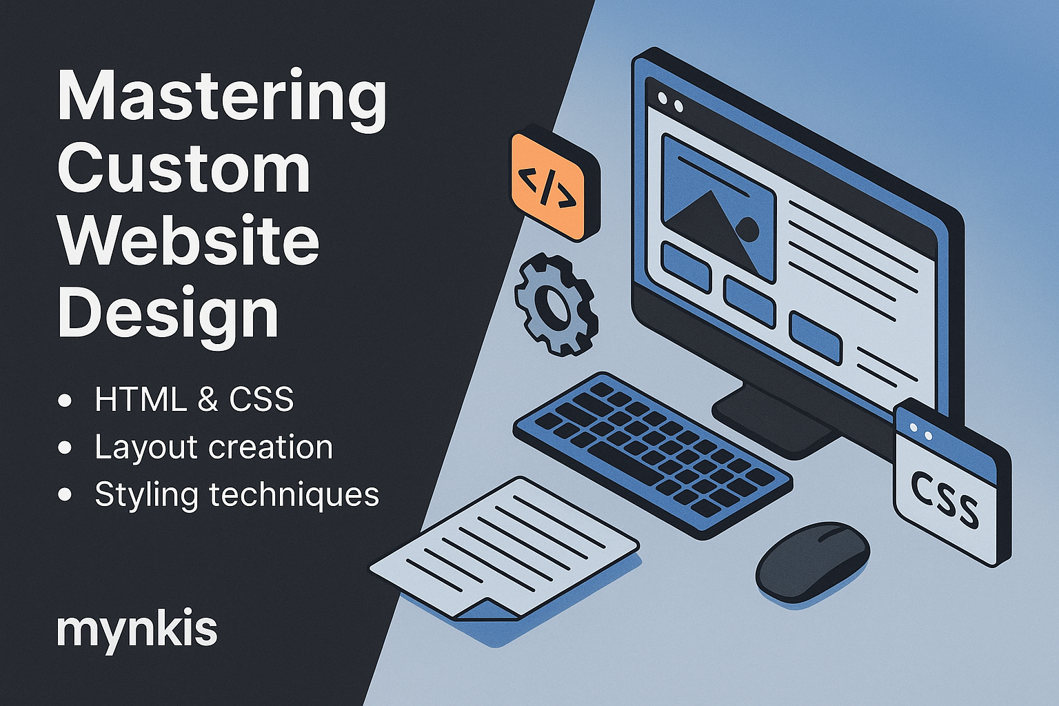 Mastering the Art of Custom Website Design: The Role of HTML and CSS
