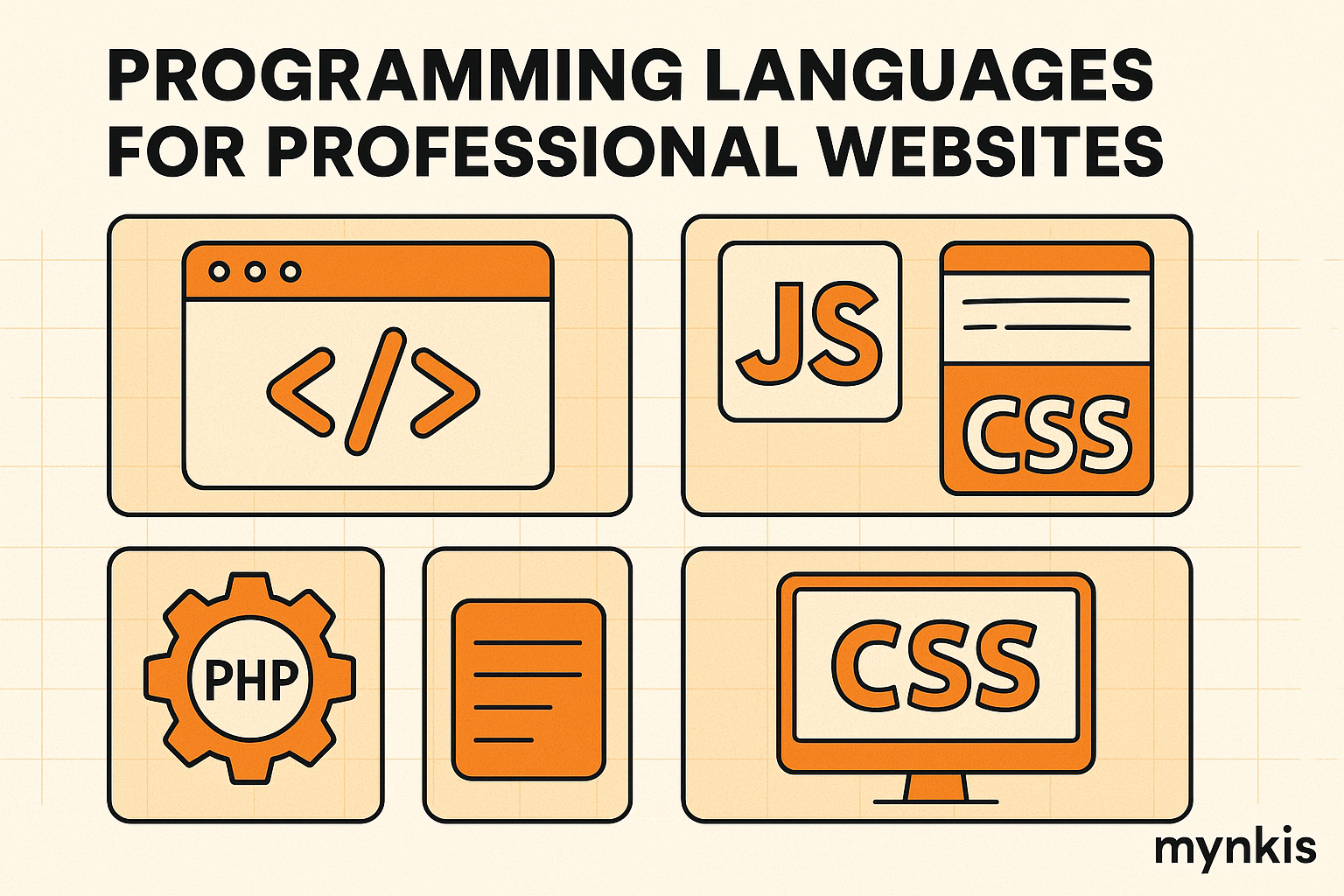 Choosing the Right Code for Your Digital Showcase: Programming Languages for Professional Websites