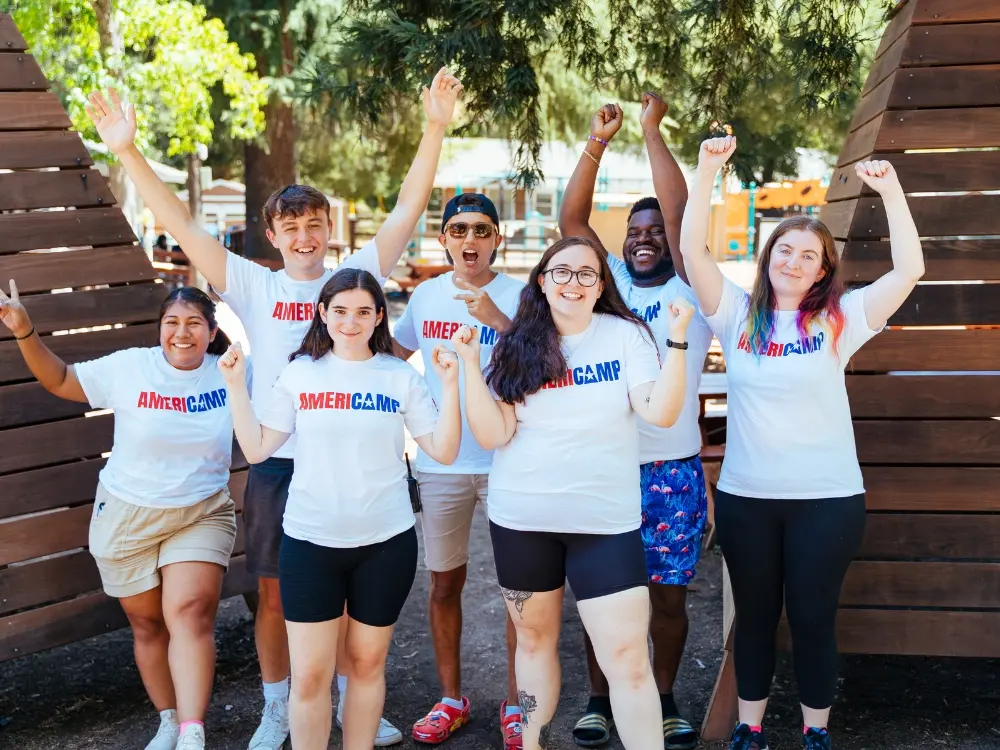 Australian students at AmeriCamp AU summer camp in USA