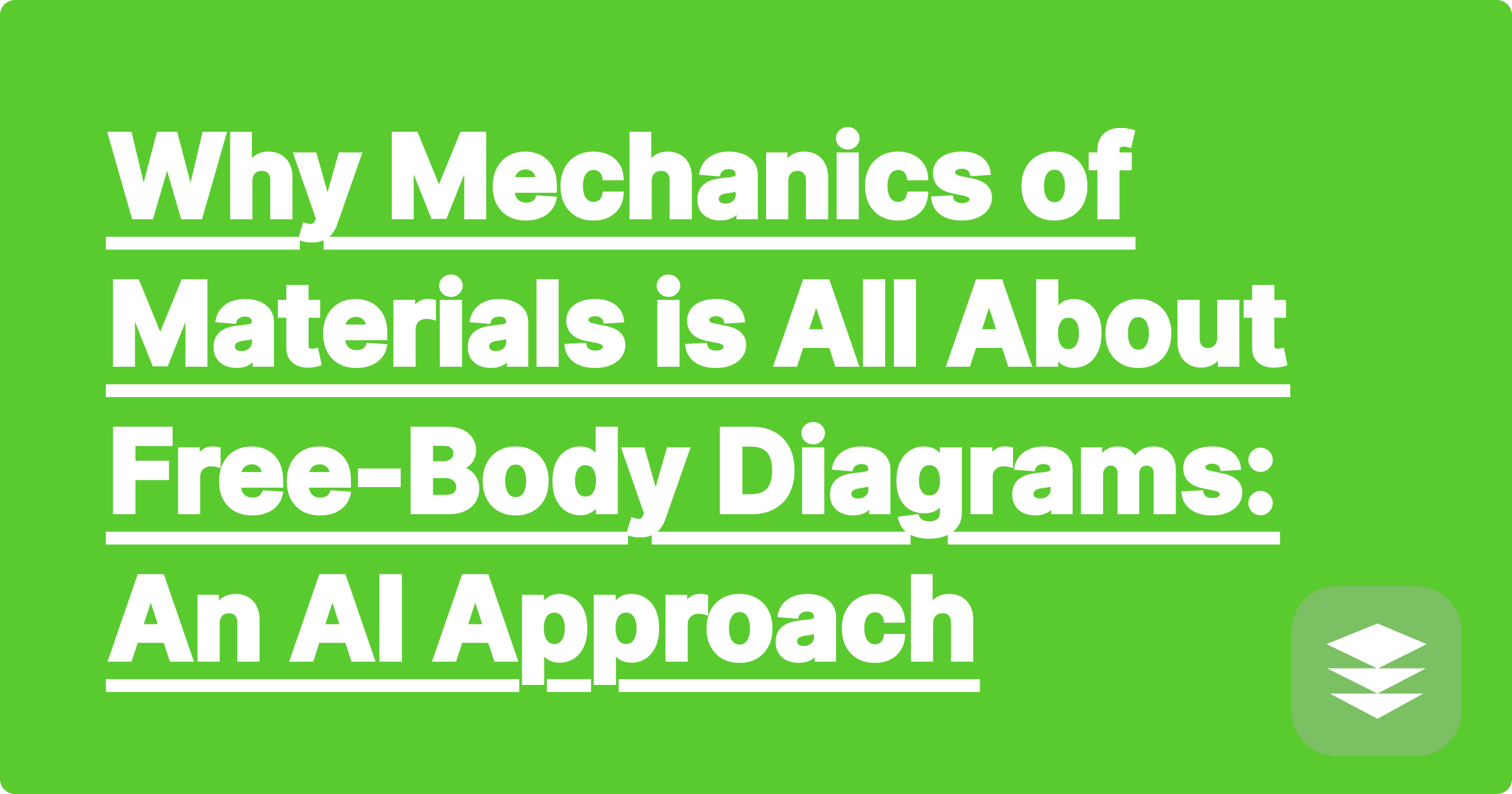 Master Mechanics of Materials with an AI Free-Body Diagram Solver