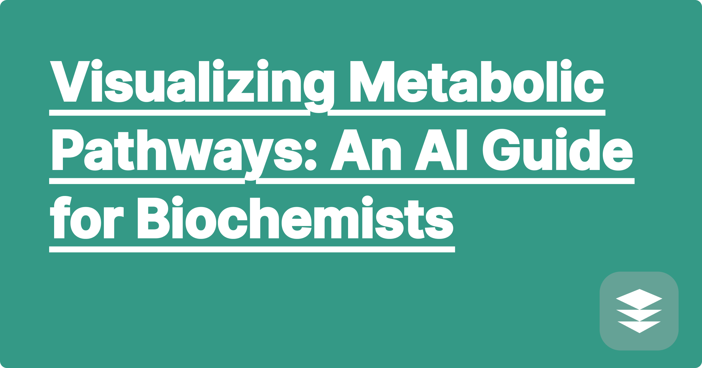 Visualizing Metabolic Pathways: An AI Guide for Biochemists
