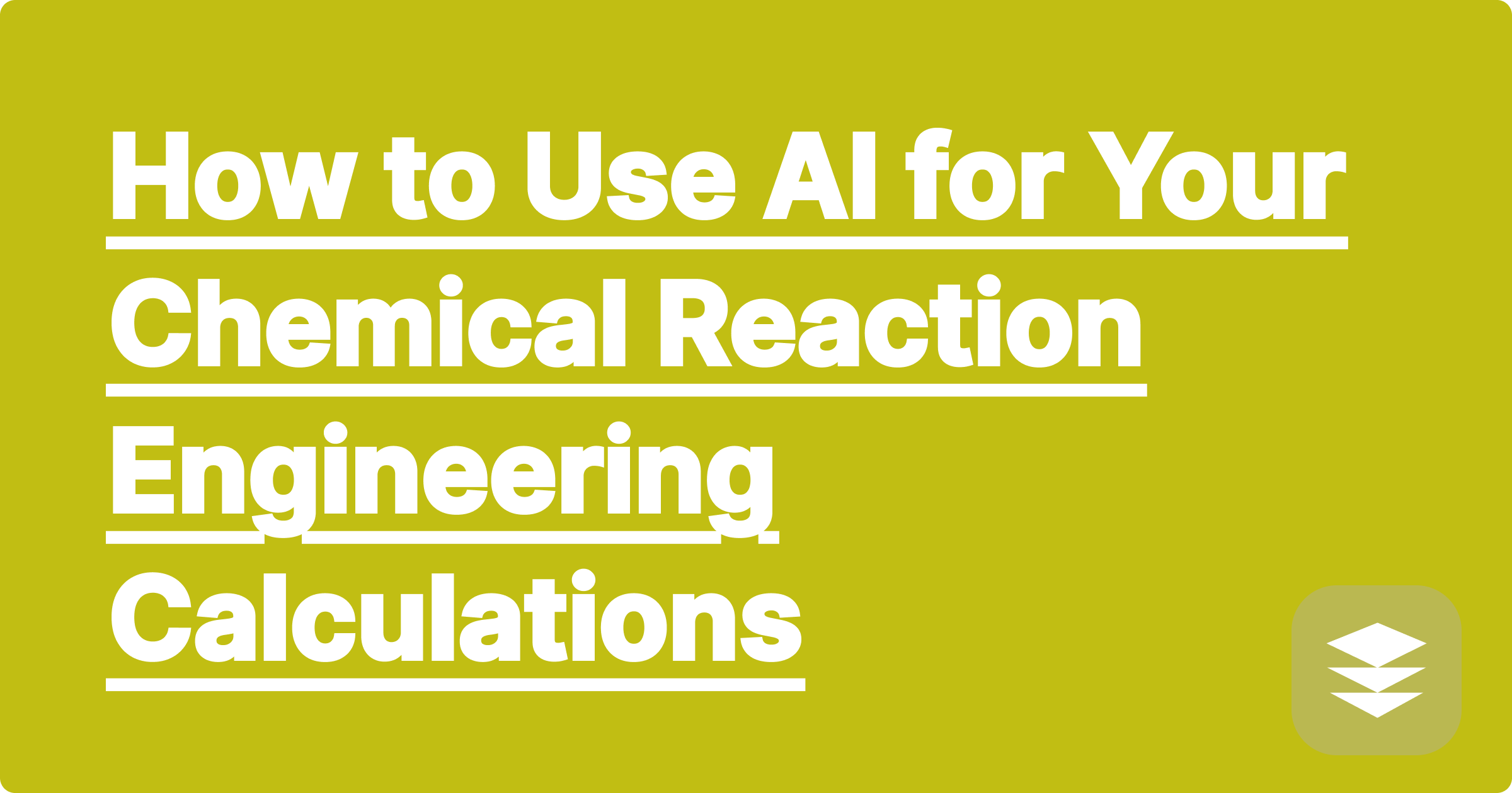 How to Use AI for Your Chemical Reaction Engineering Calculations | GPAI