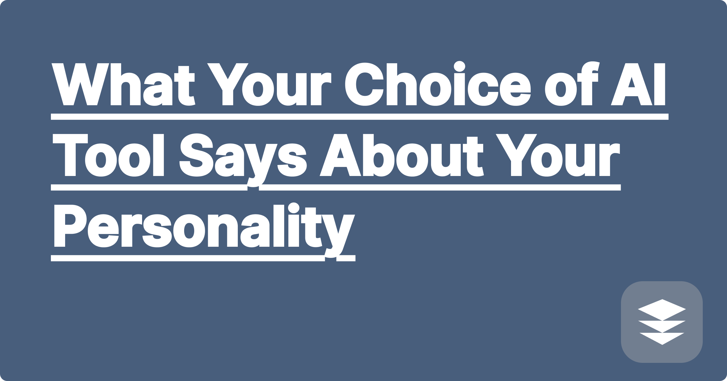 What Your Choice of AI Tool Says About Your Personality | Study Tool Quiz